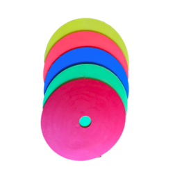 Round rubber markers