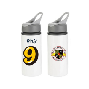 Astley Bridge Aluminium Drink Bottle 650ml with Player Name & Number