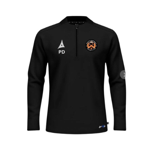 Winton Wanderers FC 1/4 Zip top with Printed Club Logo / Team Name