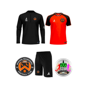 Winton Wanderers FC Training T-Shirt 1/4 Zip & Training Shorts (Kids)